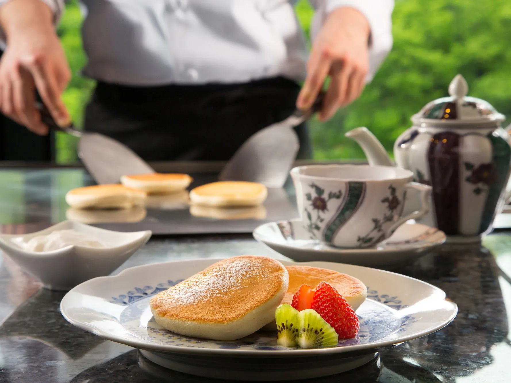 Keramahan dengan Pancake Kaga