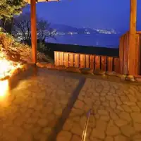 貸切風呂(海音の森)からの熱海の夜景