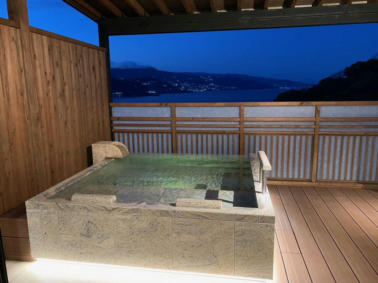 2023年2月リニューアルの海の間露天風呂