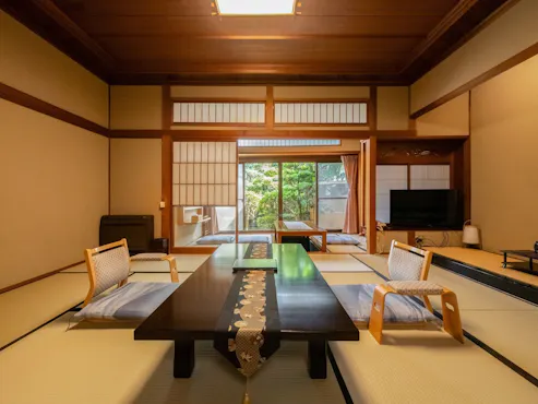 【庭園付き離れ松風庵:蓬莱】和室