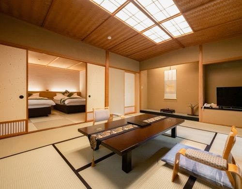 【庭園付き離れ松風庵：若草】和洋室