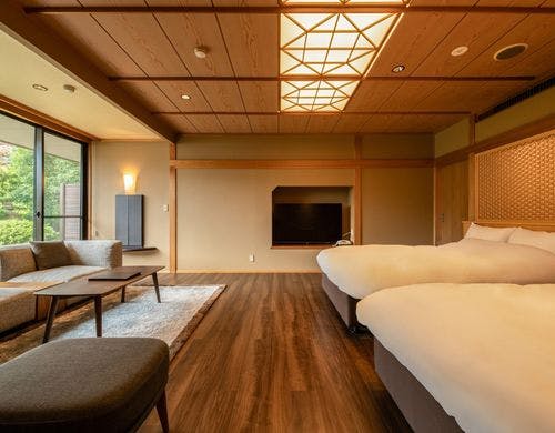 【ガーデンスイート観月亭】洋室