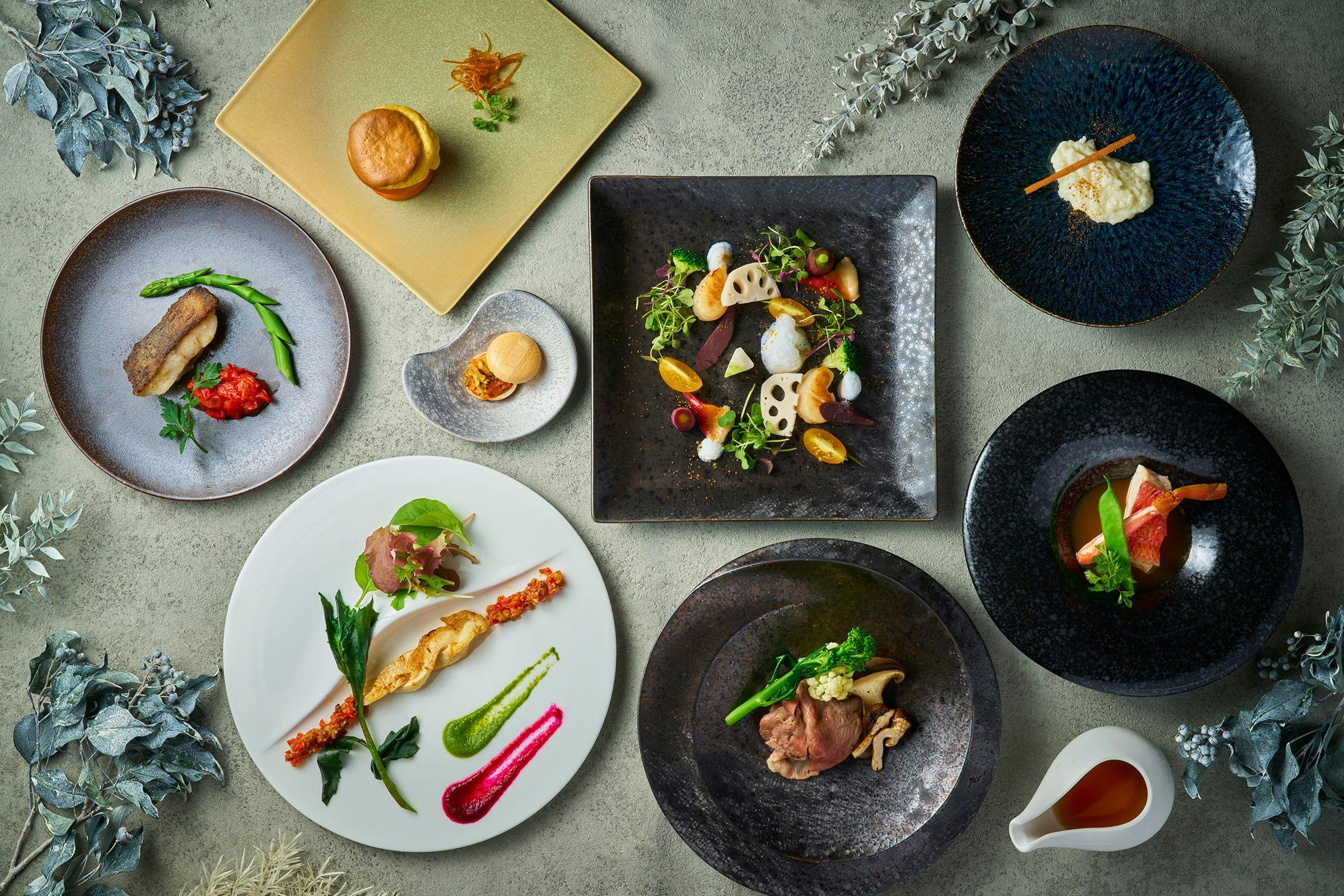 ＜年末年始限定＞【フランス料理コース】美しさと独創性、そしておいしさを備えた“legumes”