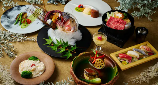 <年末年始限定> 和洋中折衷コース~旬の食材と渥美半島の野菜・魚介類使用~