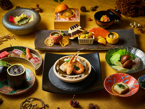 【記念日お祝いプラン】デザートプレート+乾杯スパークリングワイン付き/日本料理コース 2食付