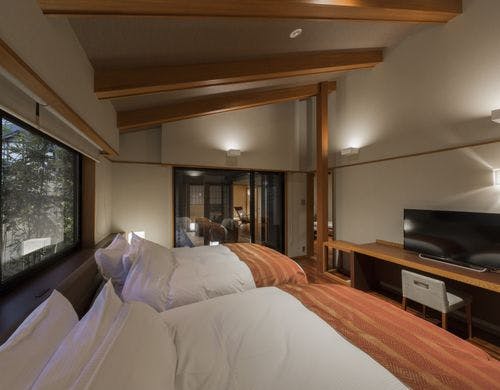 ロイヤルスイート「あかがね」ベットルーム