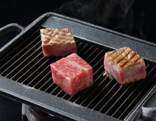 鳥取和牛A5ランク肉をお好みの焼き加減で