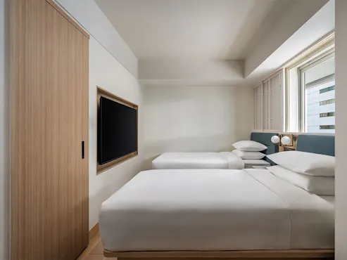 트윈룸 27㎡ 1100mm×2030mm 침대 2대