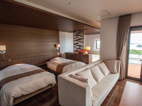 サンセットジュニアスイートの露天風呂