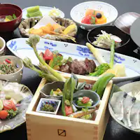 遊心庵 グルメプラン一例。