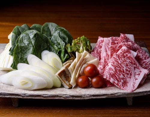 【味匠鍋プラン】料理長特選の牛肉メイン鍋コース／日本料理 つくし