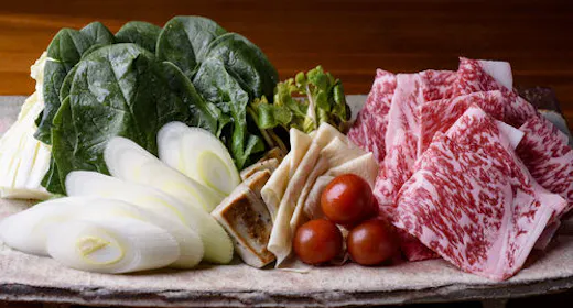 【味匠鍋プラン】料理長特選の牛肉メイン鍋コース/日本料理 つくし
