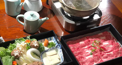 12月【冬はほっこり鍋】特選和牛しゃぶしゃぶ