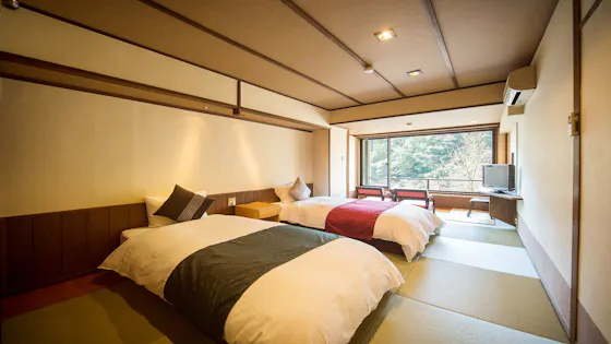 ห้องสไตล์ญี่ปุ่นและตะวันตก ประเภทเตียง ขนาด 10 เสื่อทาทามิ