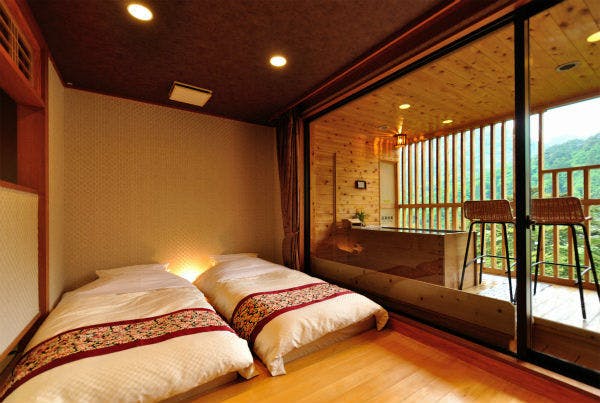 葵 の間 露天風呂付客室 記念日プラン メイン料理が選べて さらにケーキ付 プラン 鬼怒川温泉 ホテル栂の季 一休 Com