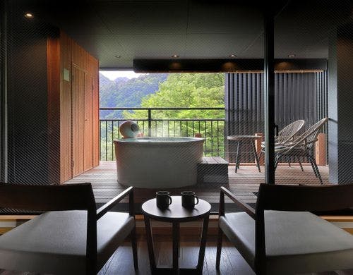 露天風呂付和洋室「梔の間」