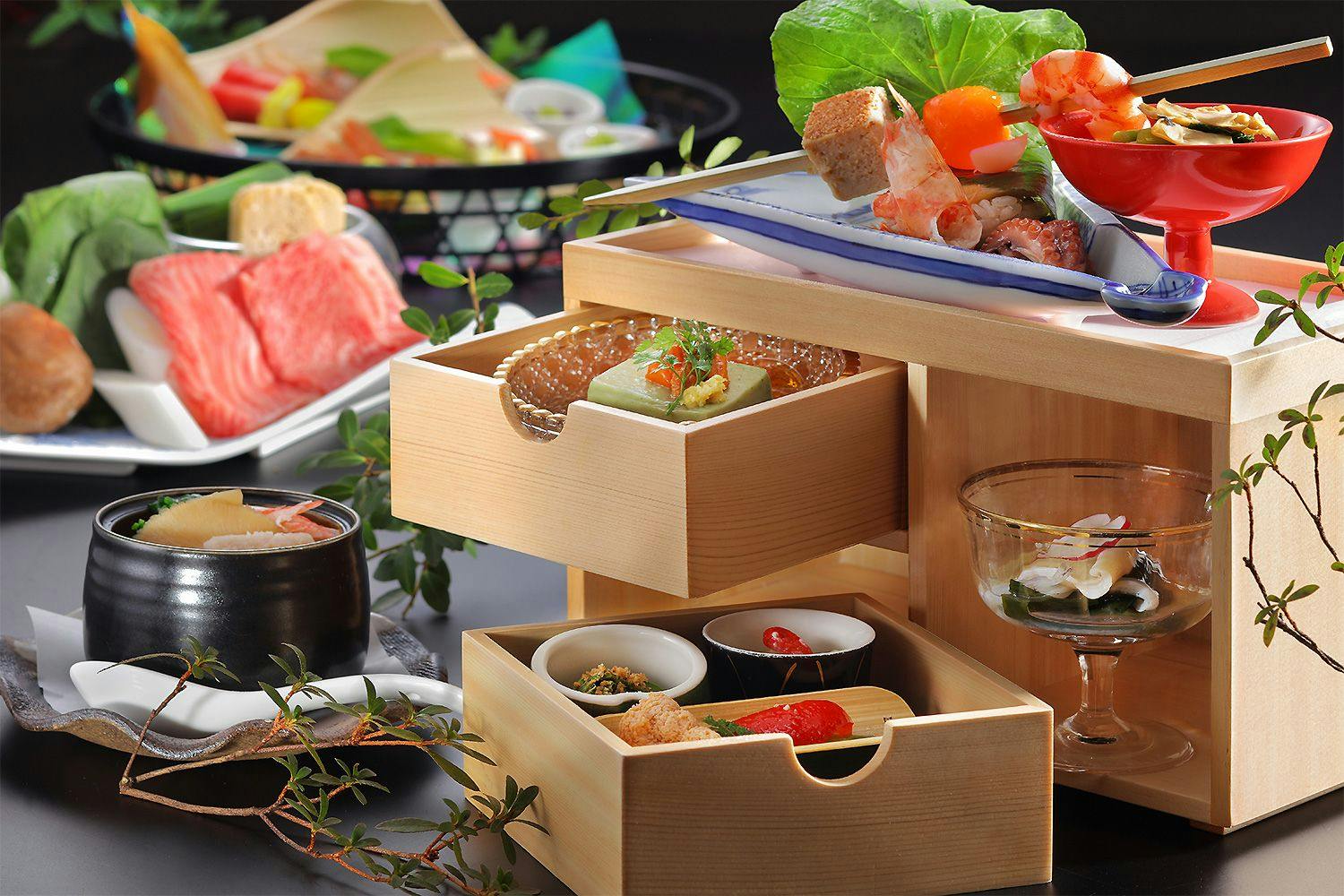 【스탠다드 가이세키】석식 예시