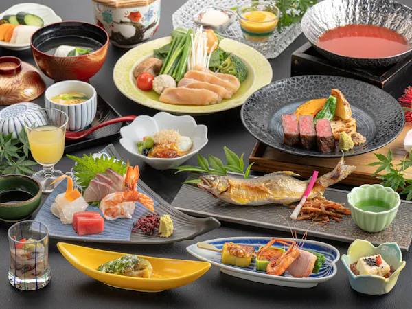 【夕食開始は19時30分~】夕食は遅めでも、翌朝11時までの優雅な朝を楽しむ <雅会席>