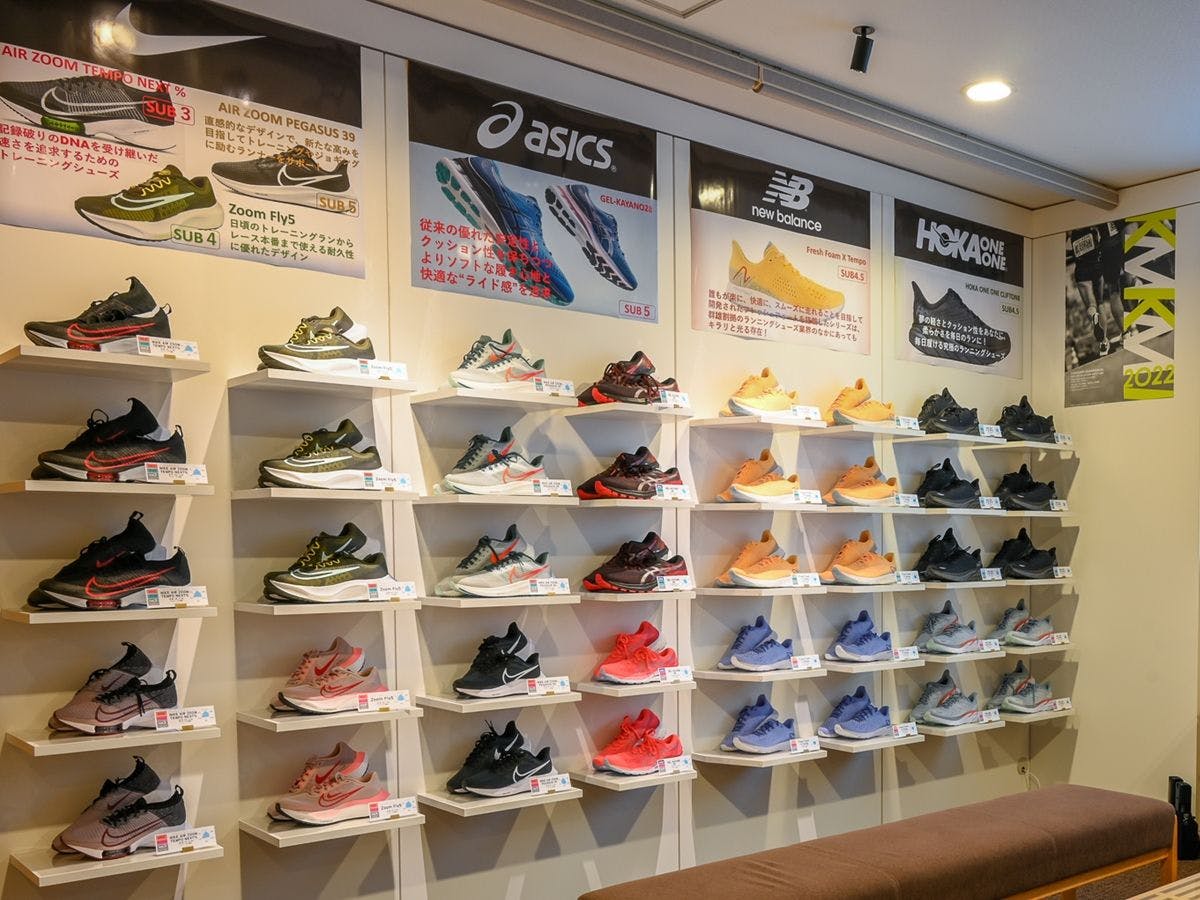 ランニングステーションるる　貸出シューズ