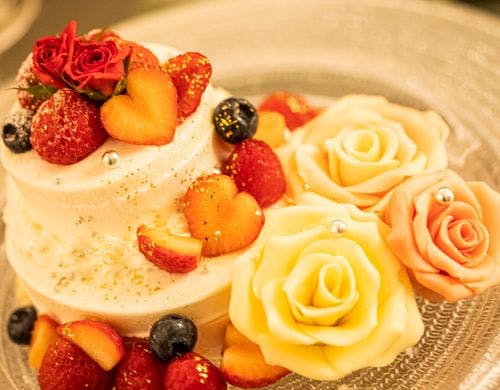 パティシエ特製アニバーサリーケーキ