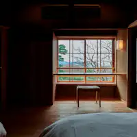 千手ベッドルーム書斎眺め