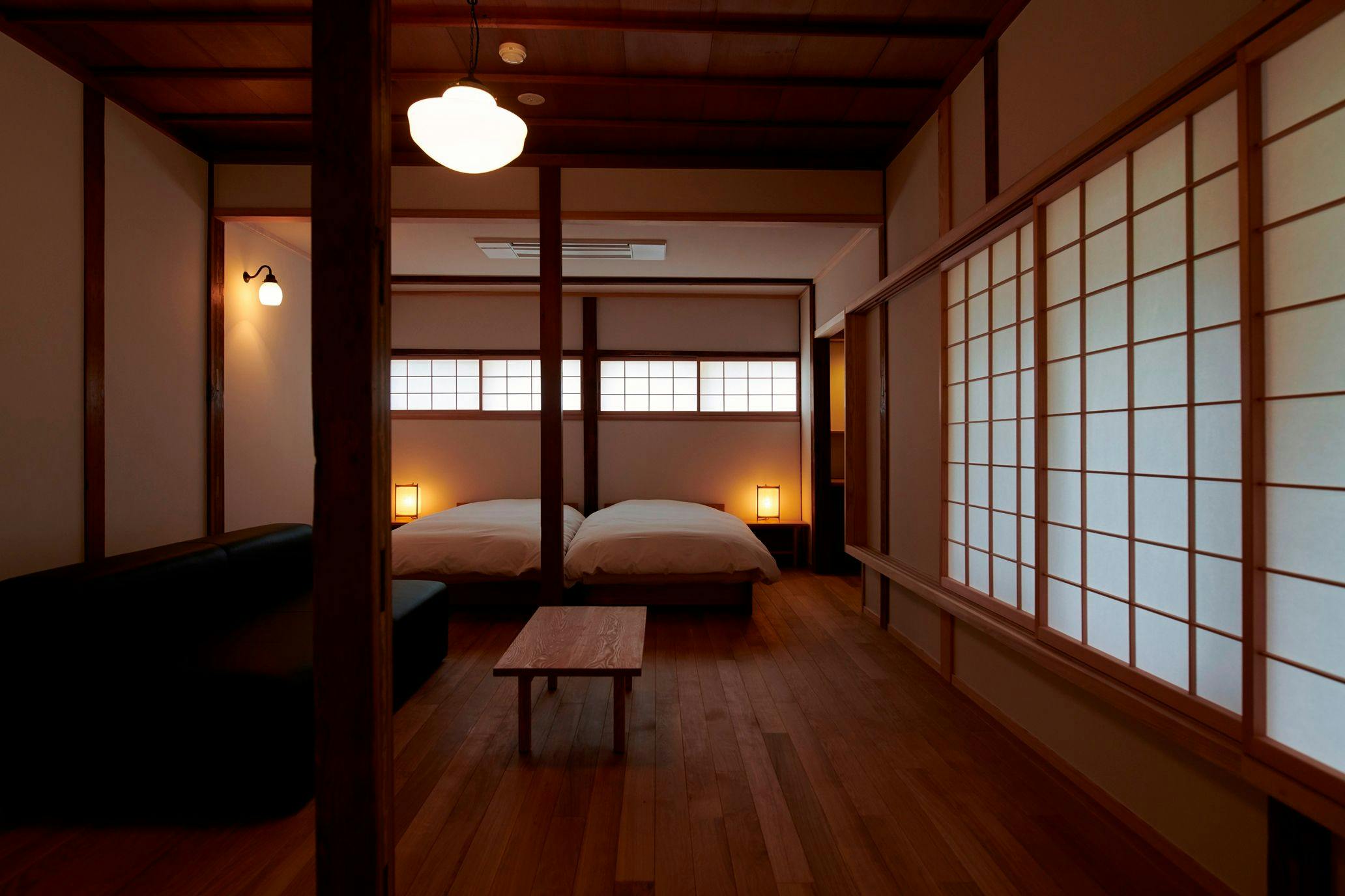 包石リビング・ベッドルーム