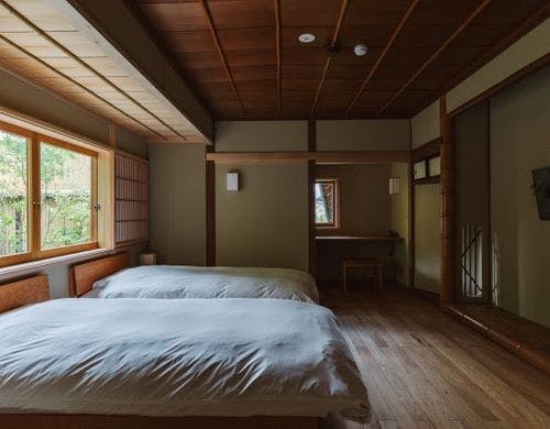 寝室「壱」のベッドルーム