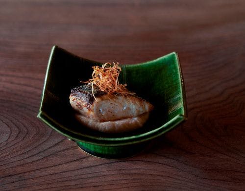 鰆と新玉葱の焼き物