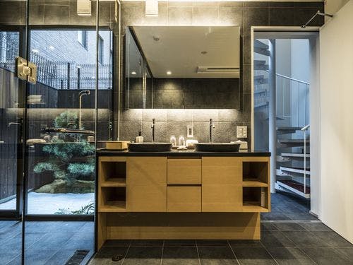 洗面スペース(Maisonette Twin Room)