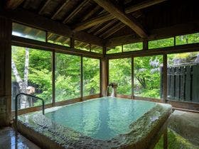 【長野県北アルプス山麓エリアの高級ホテル・高級旅館】白骨温泉 小梨の湯 笹屋