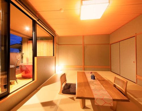 【本館】露天風呂付き和室12畳（一例）