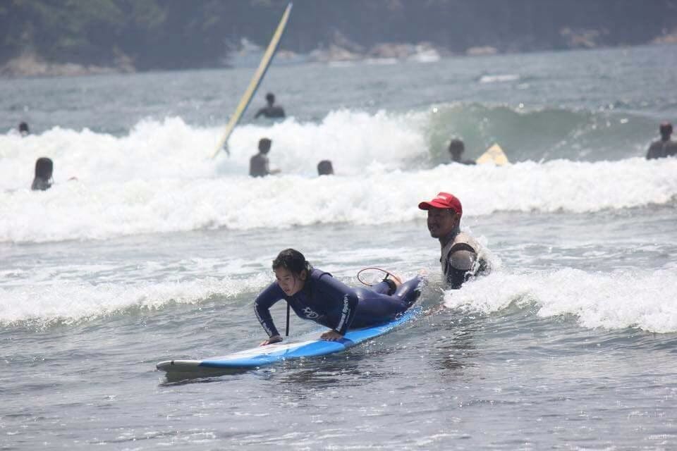 ภาพประกอบบทเรียนการโต้คลื่น