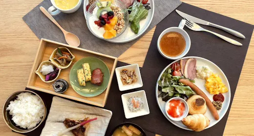 【朝食付】チェックアウト12時の選べる朝食付きプラン