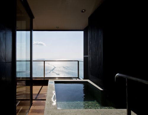 月客室のお風呂