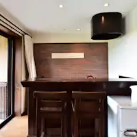 โรงแรม Harvest Tateshina มีห้องครัวในทุกห้องพัก