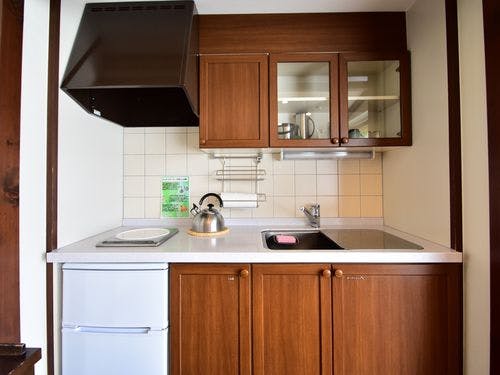 リビングと和室のある45平米のゲストルーム