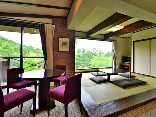 広々とした55平米以上の和洋室ゲストルーム