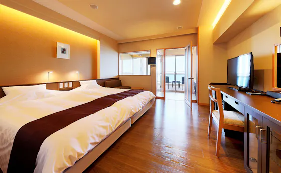 スタンダードルームの洋室部分