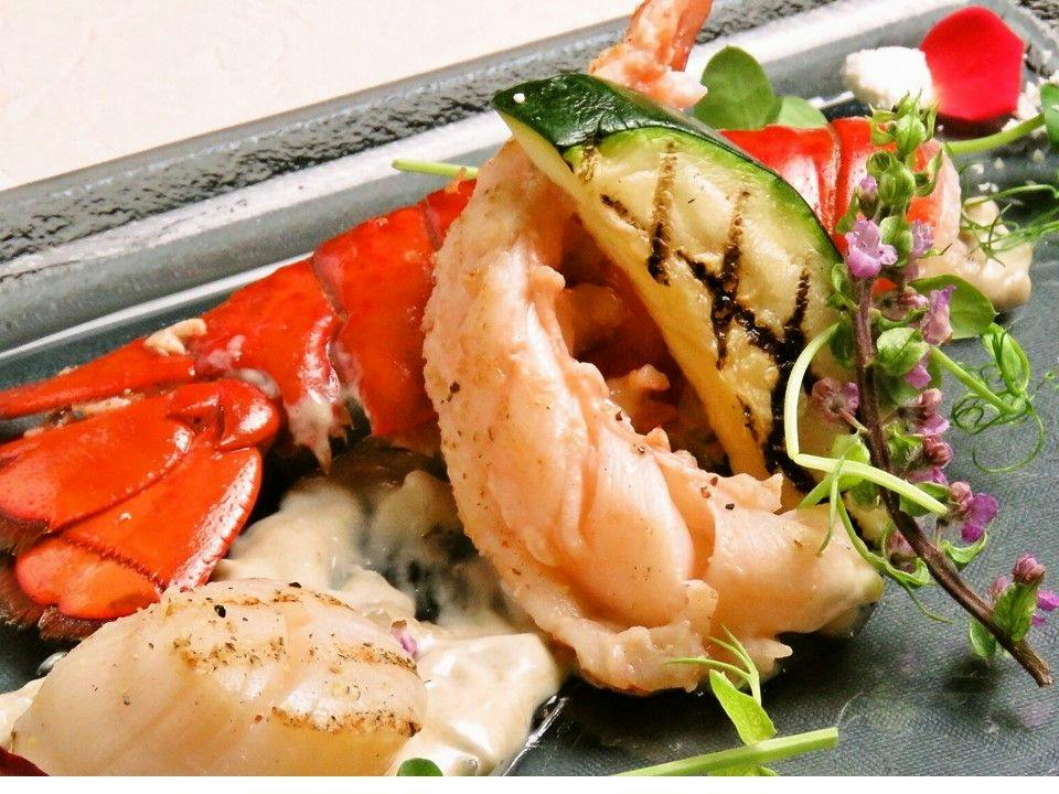 オマール海老とメインはシェフ厳選和牛ステーキ！レストラン「サンミケーレ」ディナー付＜2食付＞