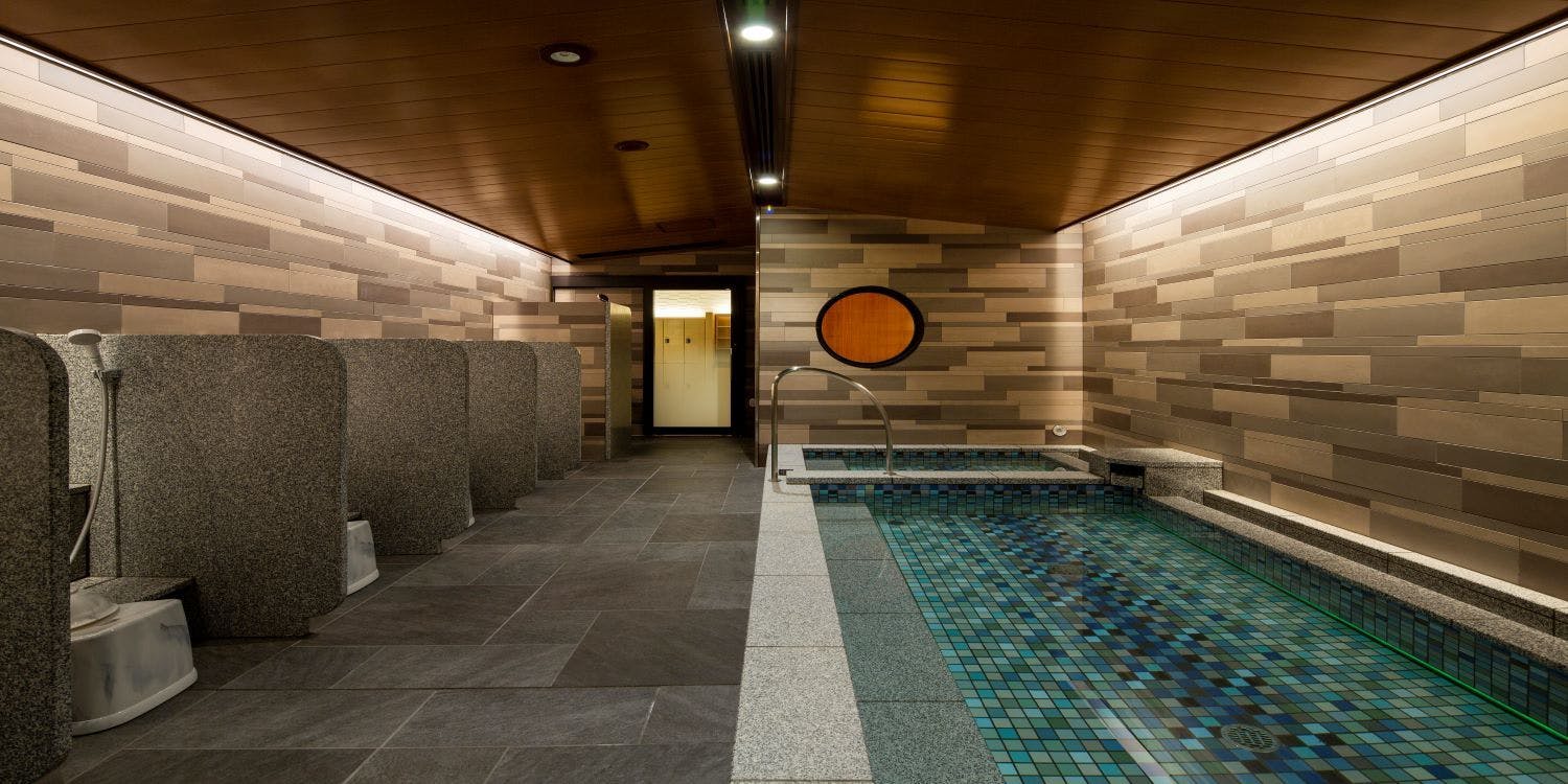 专供住宿客人使用的免费温泉设施