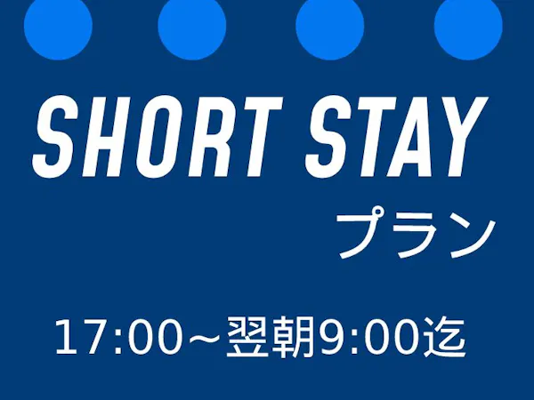 <17:00~翌朝9:00まで> リモートワークにも最適! ショートステイプラン【朝食なし】