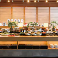 【อาหารเช้า】บุฟเฟ่ต์เต็มรูปแบบ - ฟรีสำหรับเด็กประถมศึกษาหรือต่ำกว่า -