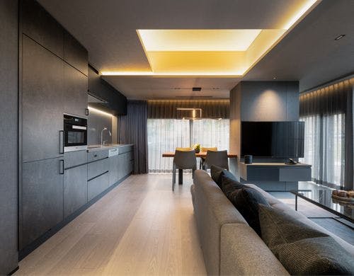 １ベッドルームスイートキッチン