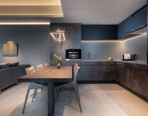 ２ベッドルームスイートキッチン