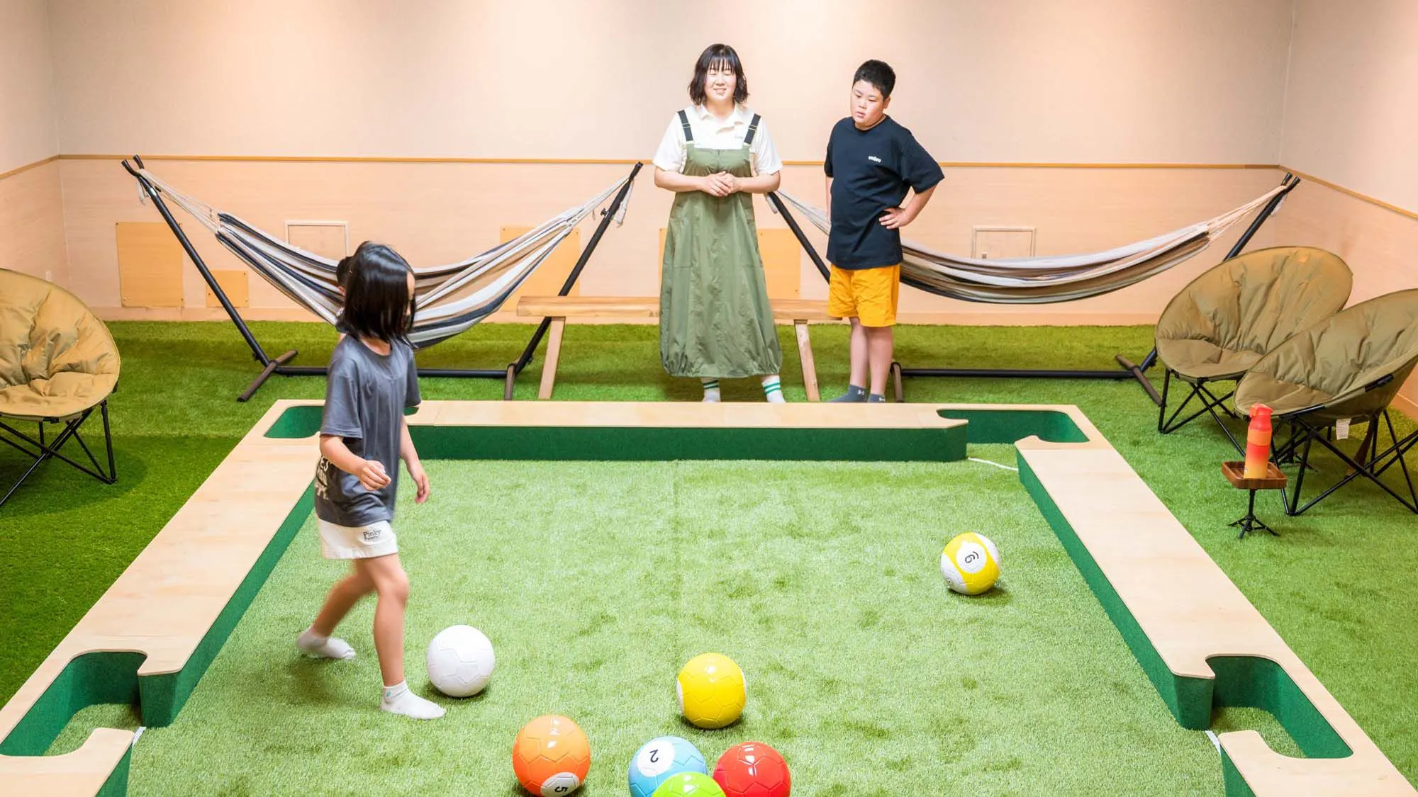 貸切利用だから周りを気にせずチャレンジ！
