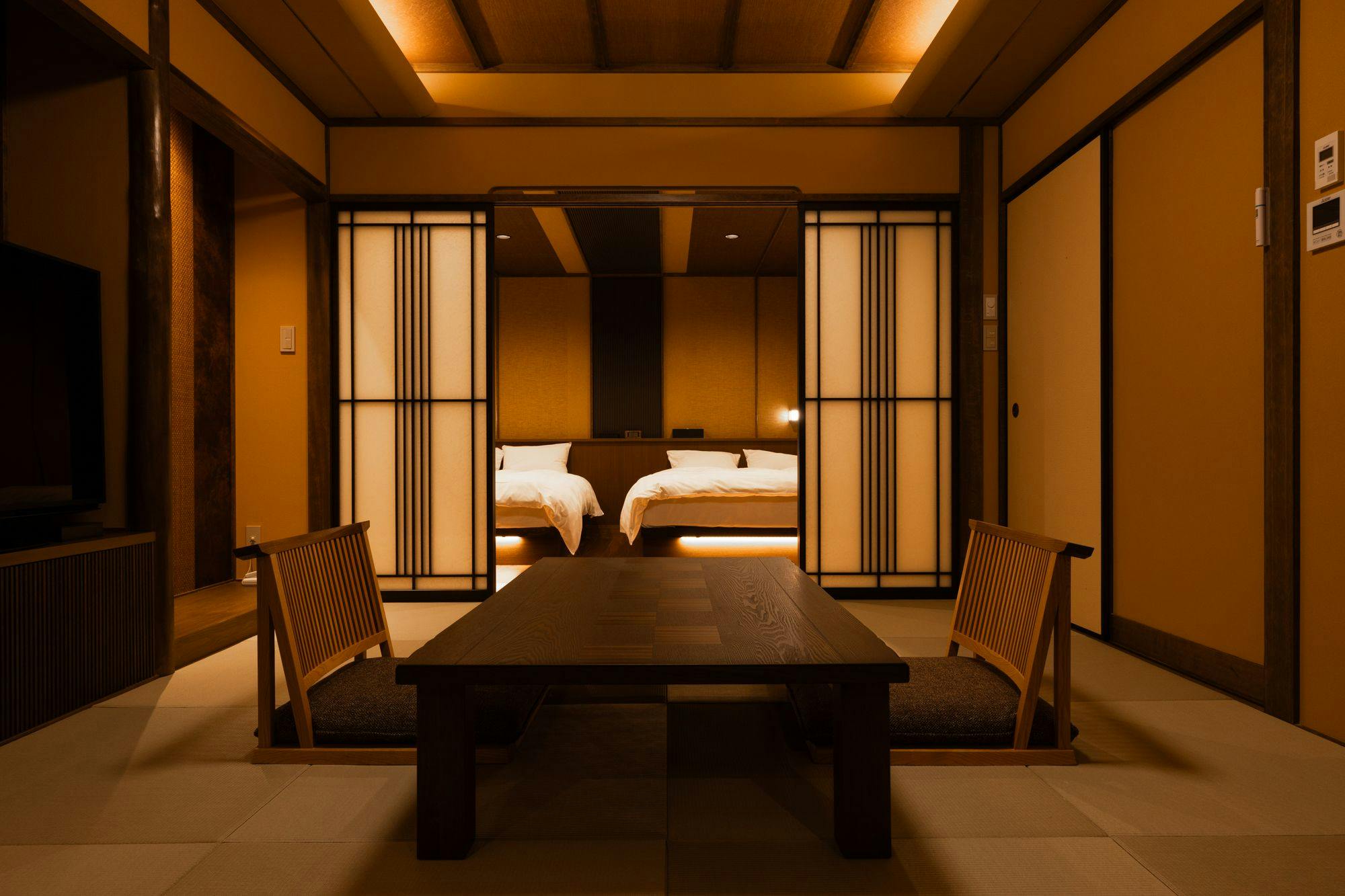 ■1階和室＋ツインベッド部屋■