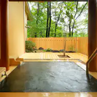 ห้องพักพร้อมอ่างอาบน้ำกลางแจ้ง (ตัวอย่าง) ②