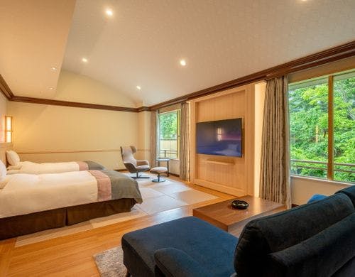 洋室ツイン　エアウィーヴ【露天風呂なし】