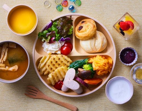 未就学児のお子様向けの朝食メニューです。