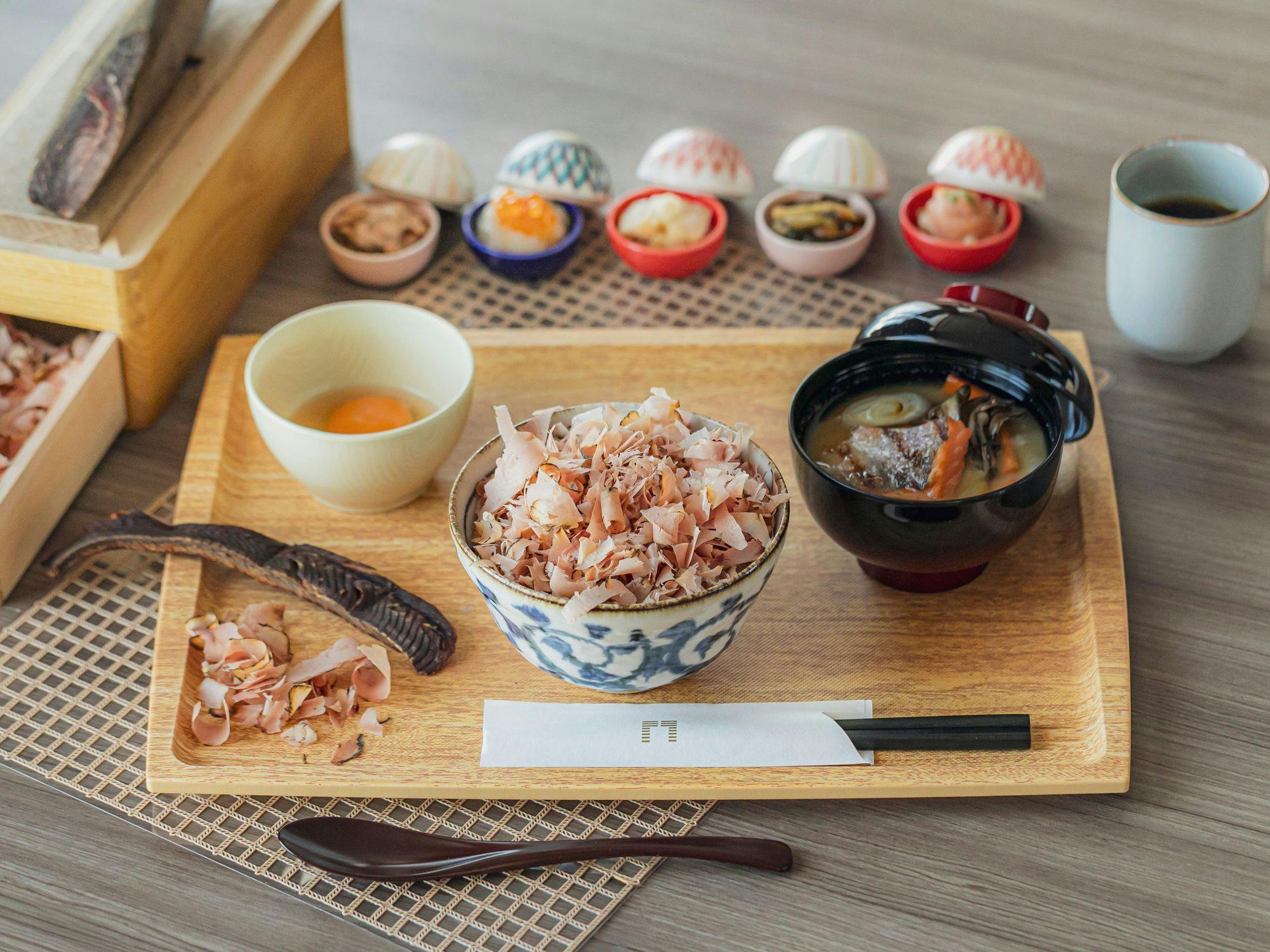 朝食_おかかご飯